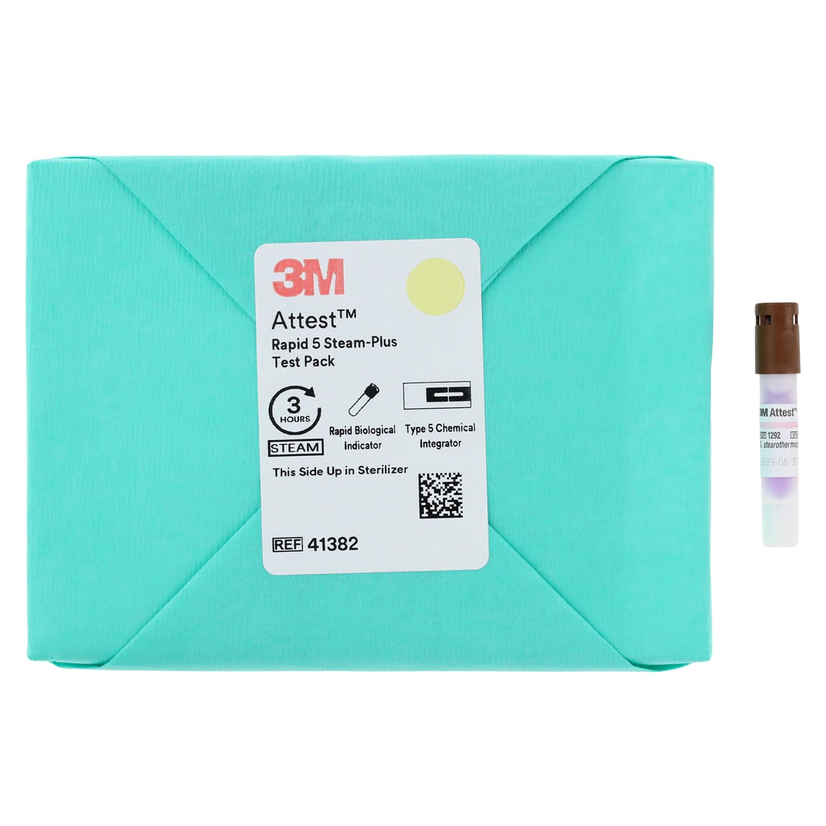3M Attest Rapid 5 Steam Plus Test Pack, 16/Package