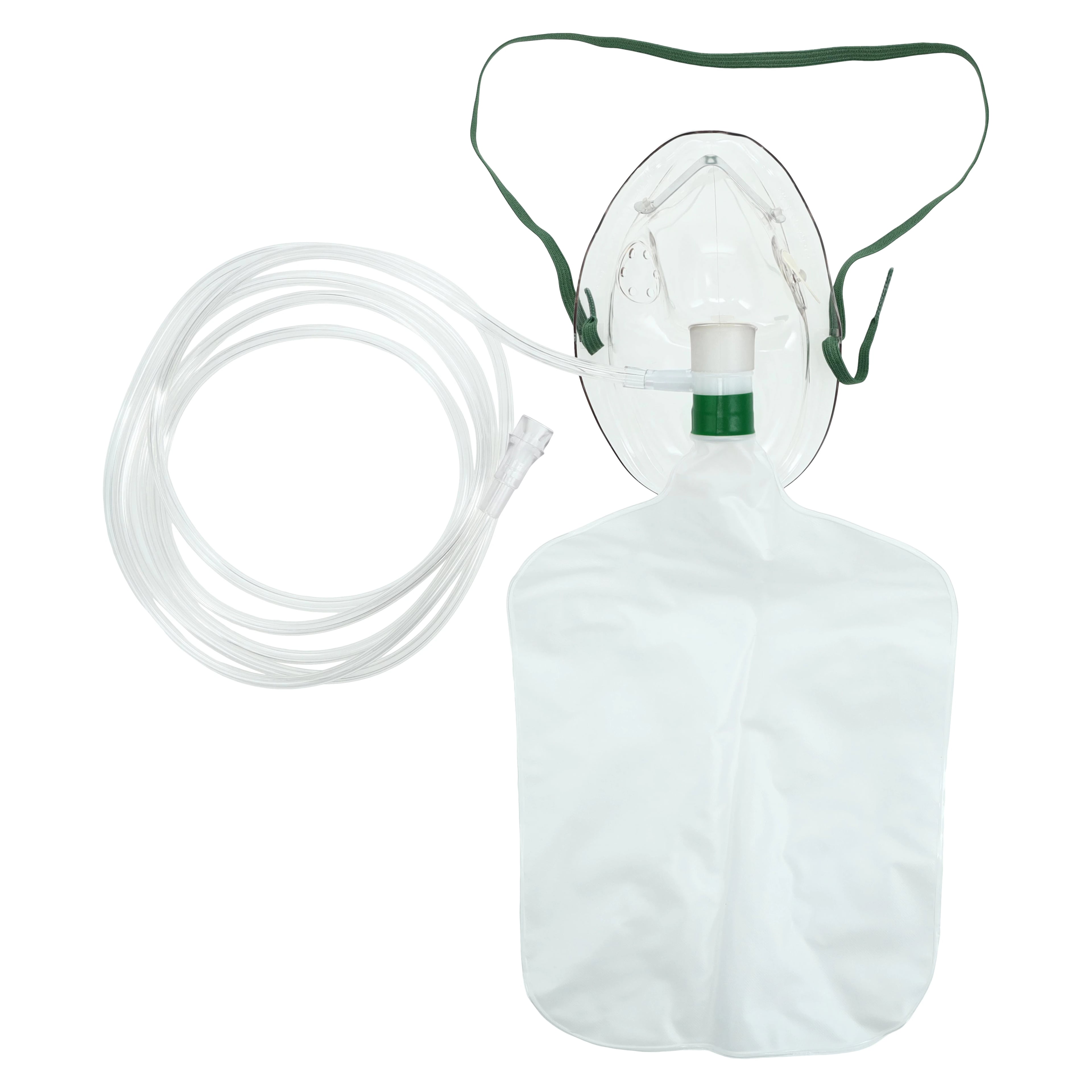 Medline Non-Rebreathing Oxygen Mask, Adult, with 7 ft Tubing and Safety Valve, Each