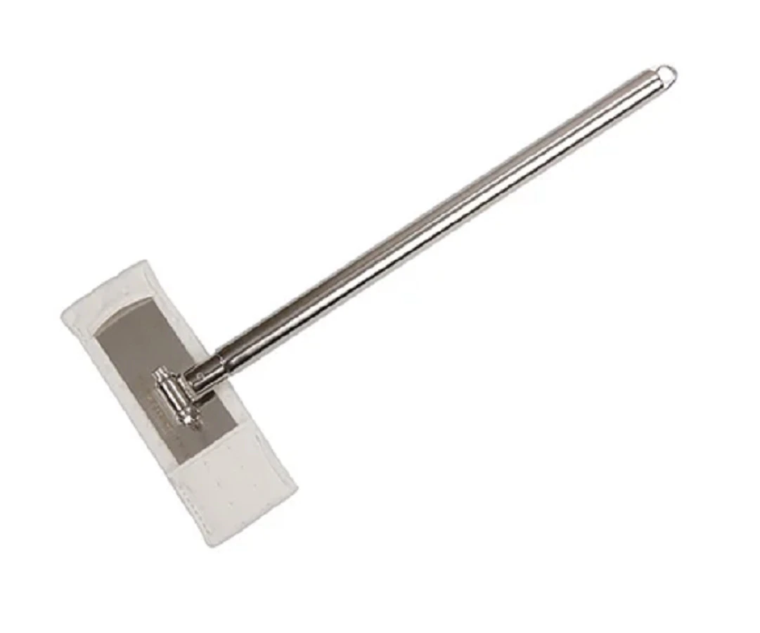 Contec Tool Cleaning EZReach Flat Mop, Stainless Steel, One-Piece Lay-Flat Frame, 16.5"