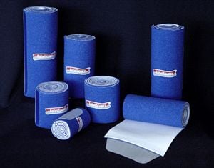 Fabrifoam NuStim Compression Wrap, Foam/Nylon, 6" x 18"