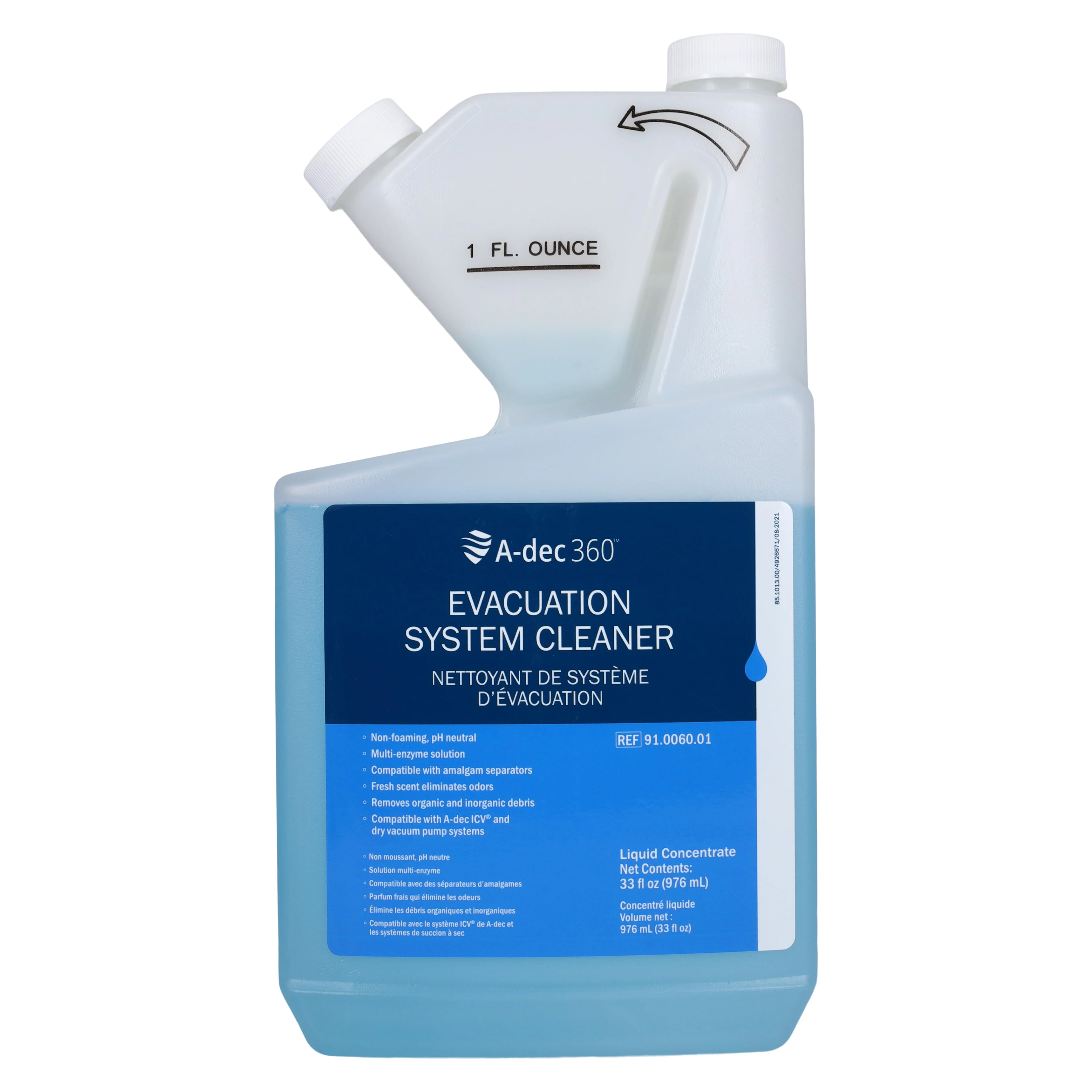 Adec Evac System Cleaner, 33 oz