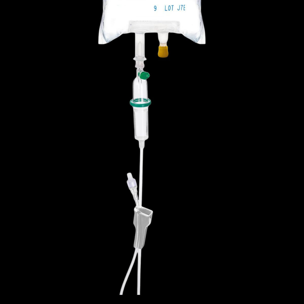 B. Braun IV Administration Set, 20 Drops/mL, 114" Tubing, 50/Case