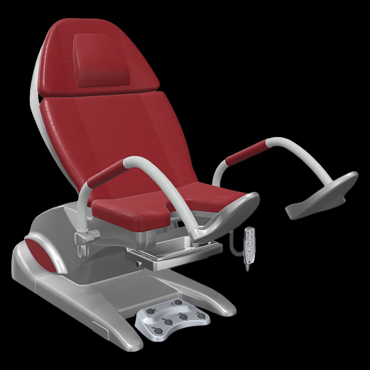 Arco-matic 200 M Examination Chair, Red Carmine
