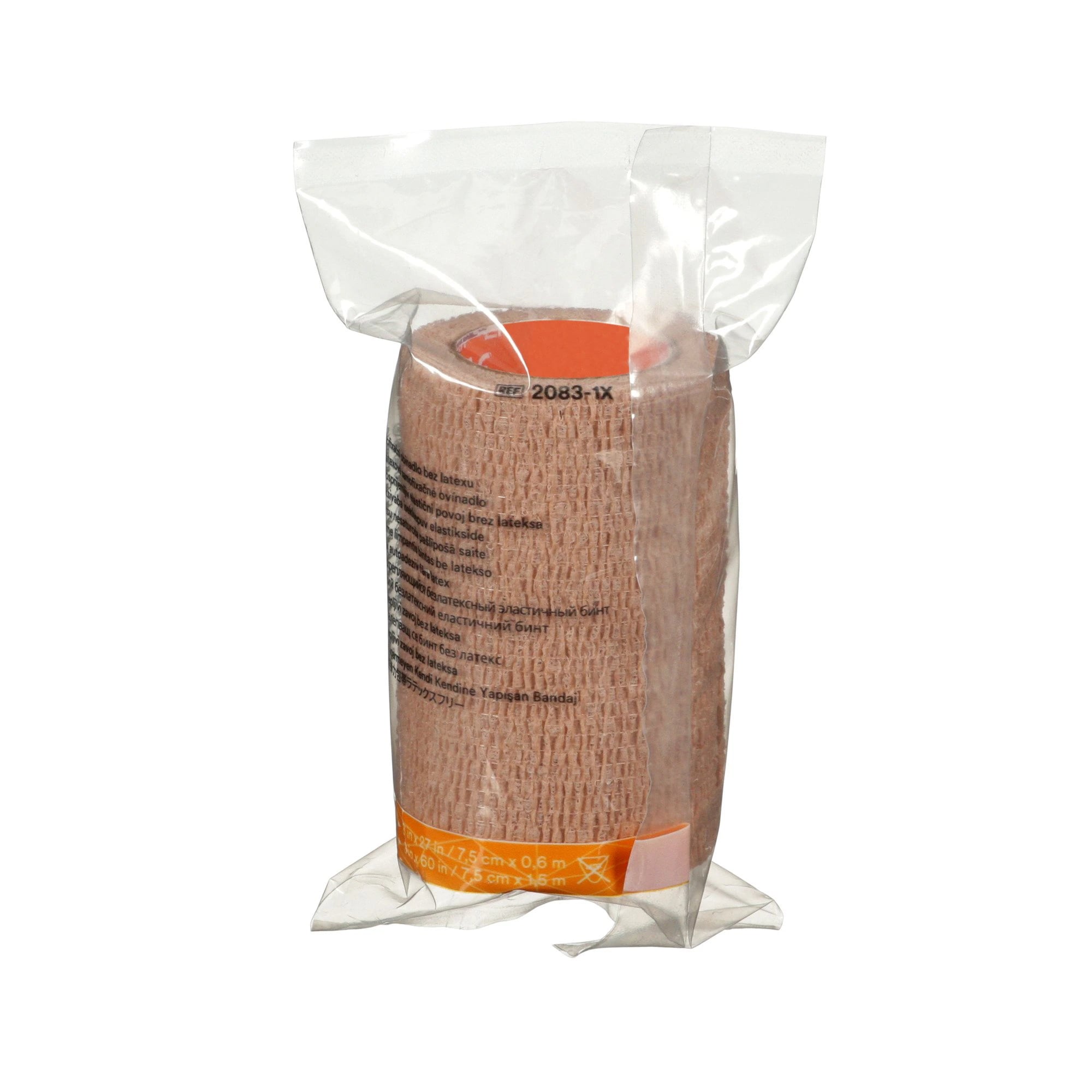 3M Coban LF Self-Adherent Wrap, 3" x 1.6 yd, Tan, Non-Sterile, 24/Case