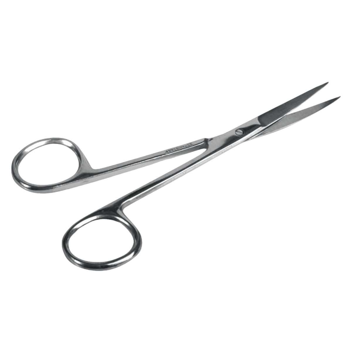 Medline Iris Standard Scissors, Curved, 4.5", Single-Use, 50/Case