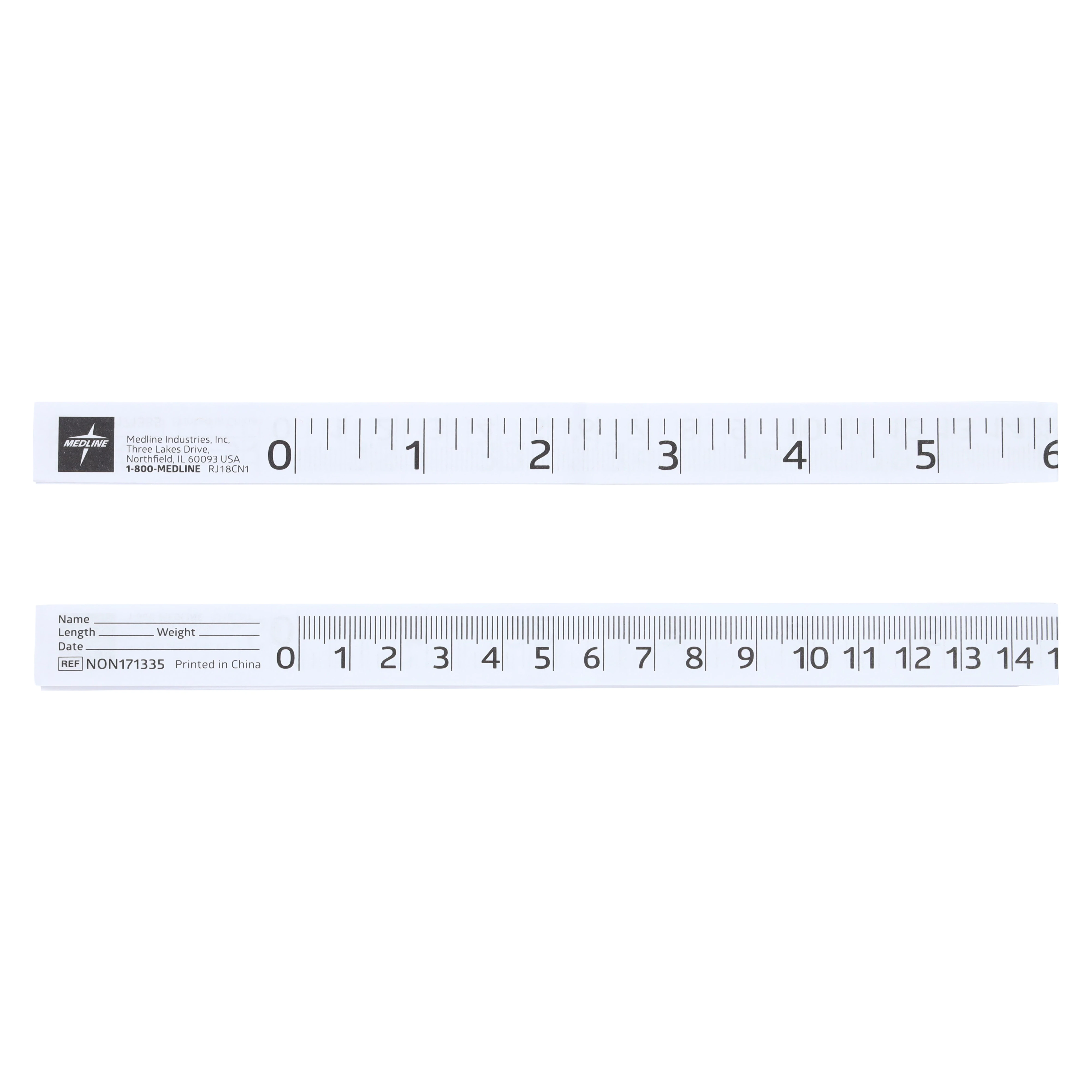 Medline Paper Measuring Tape, Infant, 100/Package