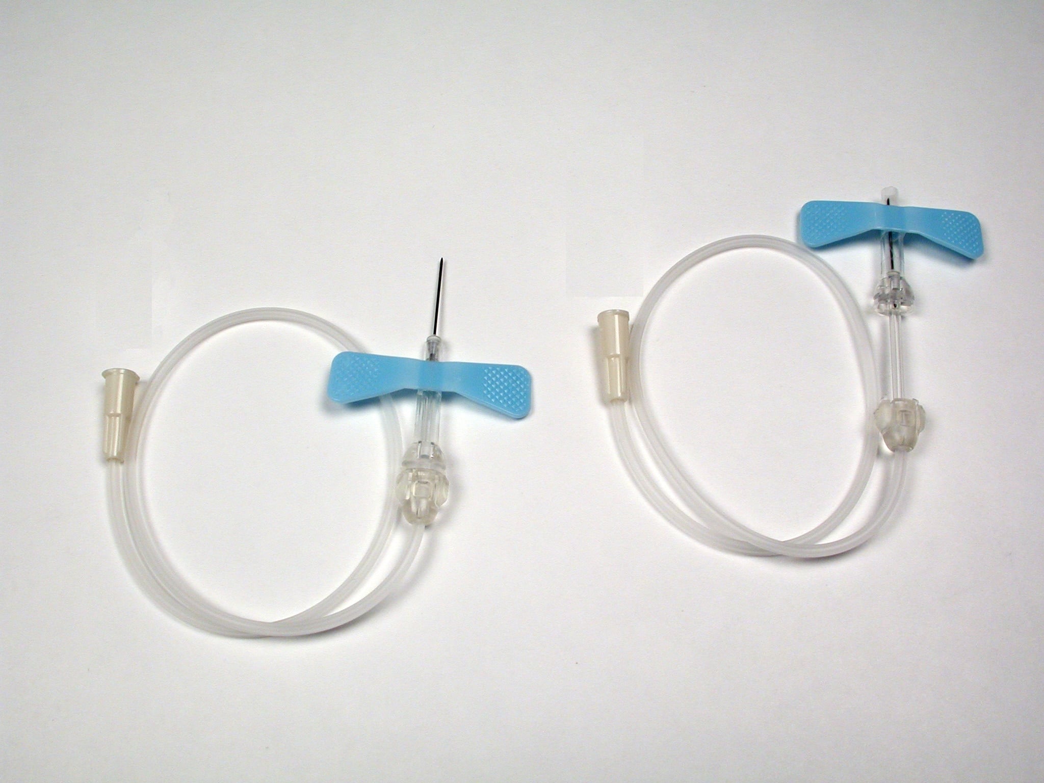 Exel Scalp Vein Infusion Set, 23 Gauge, 3/4" Winged, 12" Tubing, DEHP Free, Sterile, Light Blue Hub, 50/Box