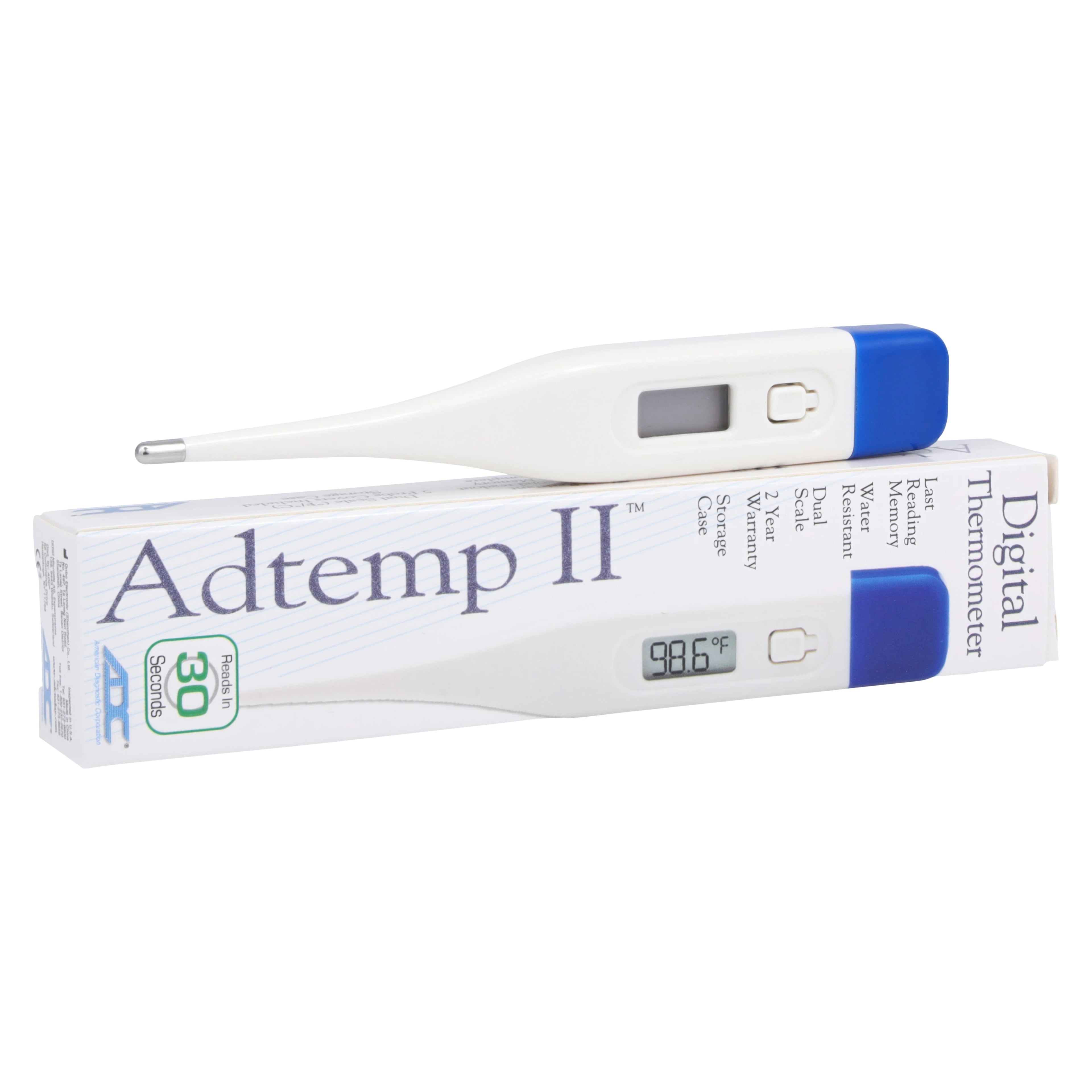 Adtemp II Dual Scale Digital Thermometer, 12/Pk