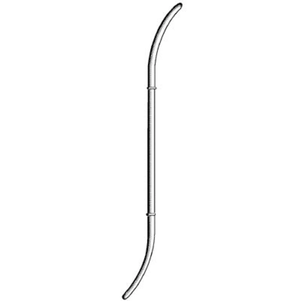 Hank Uterine Dilator, 7/8 Size, 10-3/4" Stainless Steel, Non-Sterile, Reusable, Each