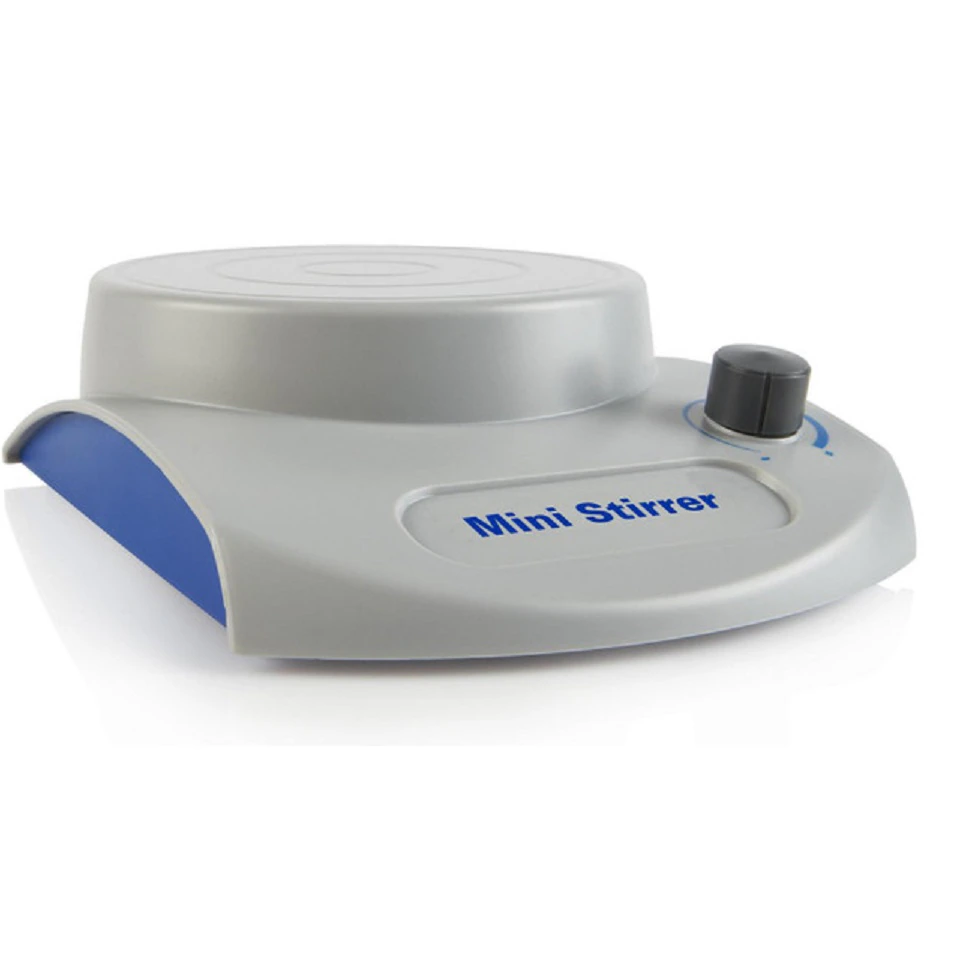 Heathrow Scientific Mini Stirrer, 3L Capacity, 12V, with 2 Stir Bars (9x35mm), Power Adapter and 4 Interchangeable Plugs