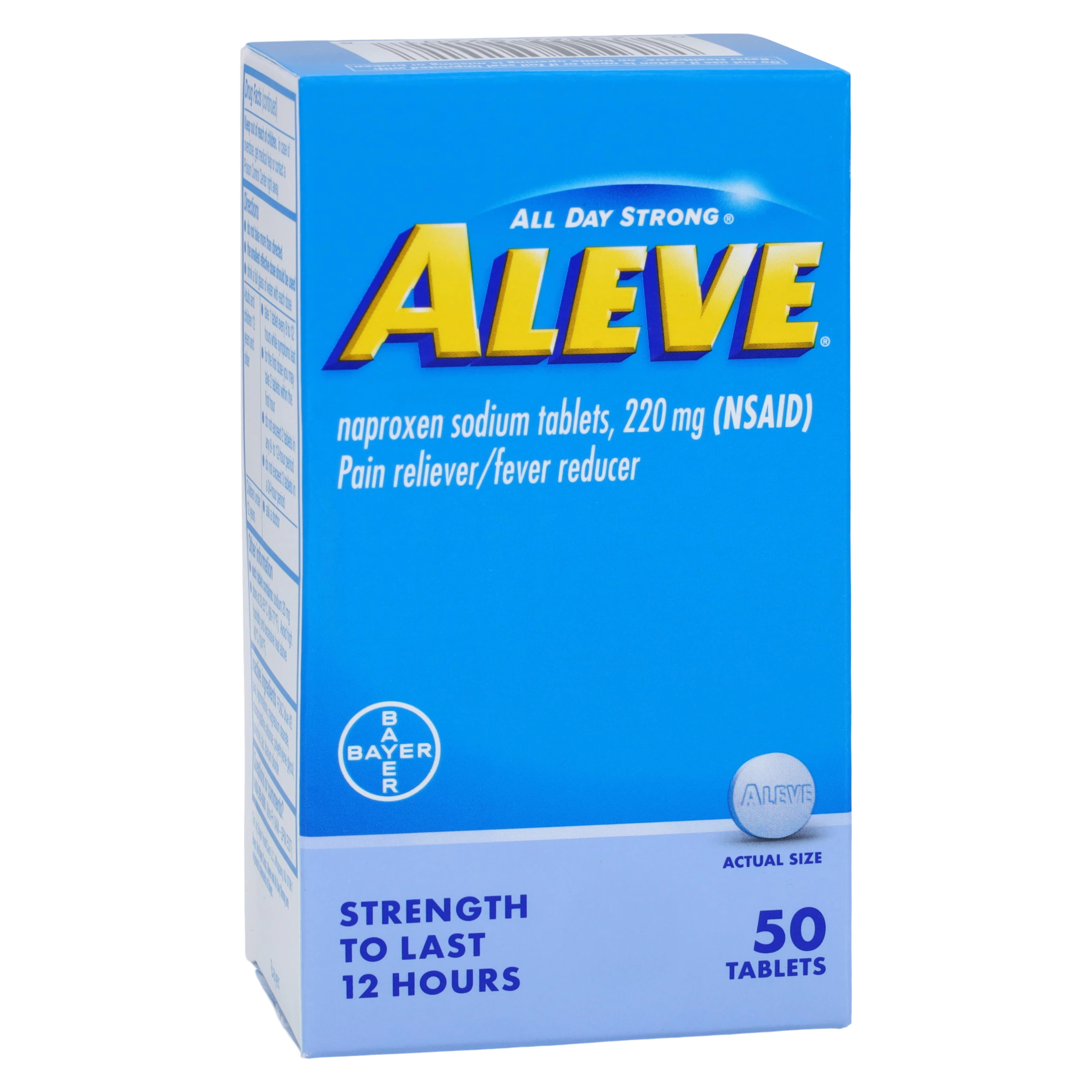 Aleve Tablets, 220mg, 50/Bottle
