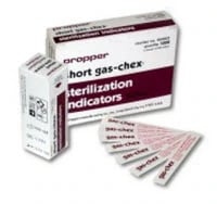 Propper Gas-Chex Sterilization Indicator Strips, 4 in, 4 Boxes/Case