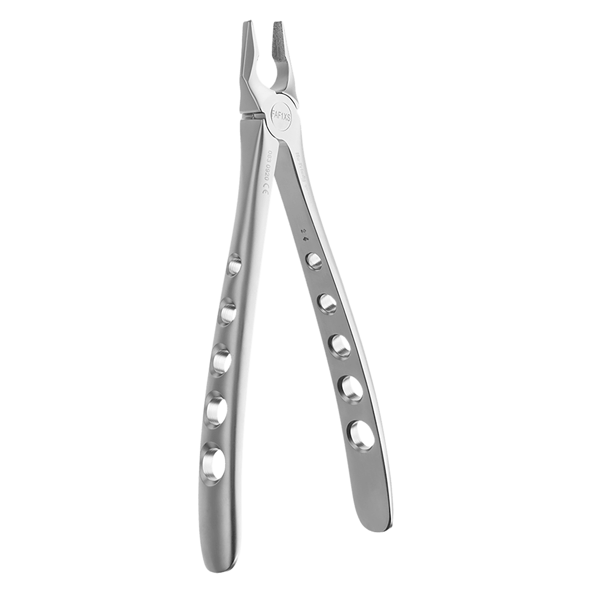 Hu-Friedy Atraumair Apical Diamond Dusted Extraction Forceps, #1 Upper Incisors, Serrated, FAF1XSD