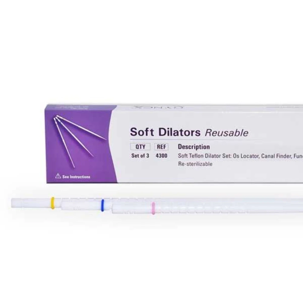 Gynex Soft Reusable Dilator, Non-Sterile, 3 per Set