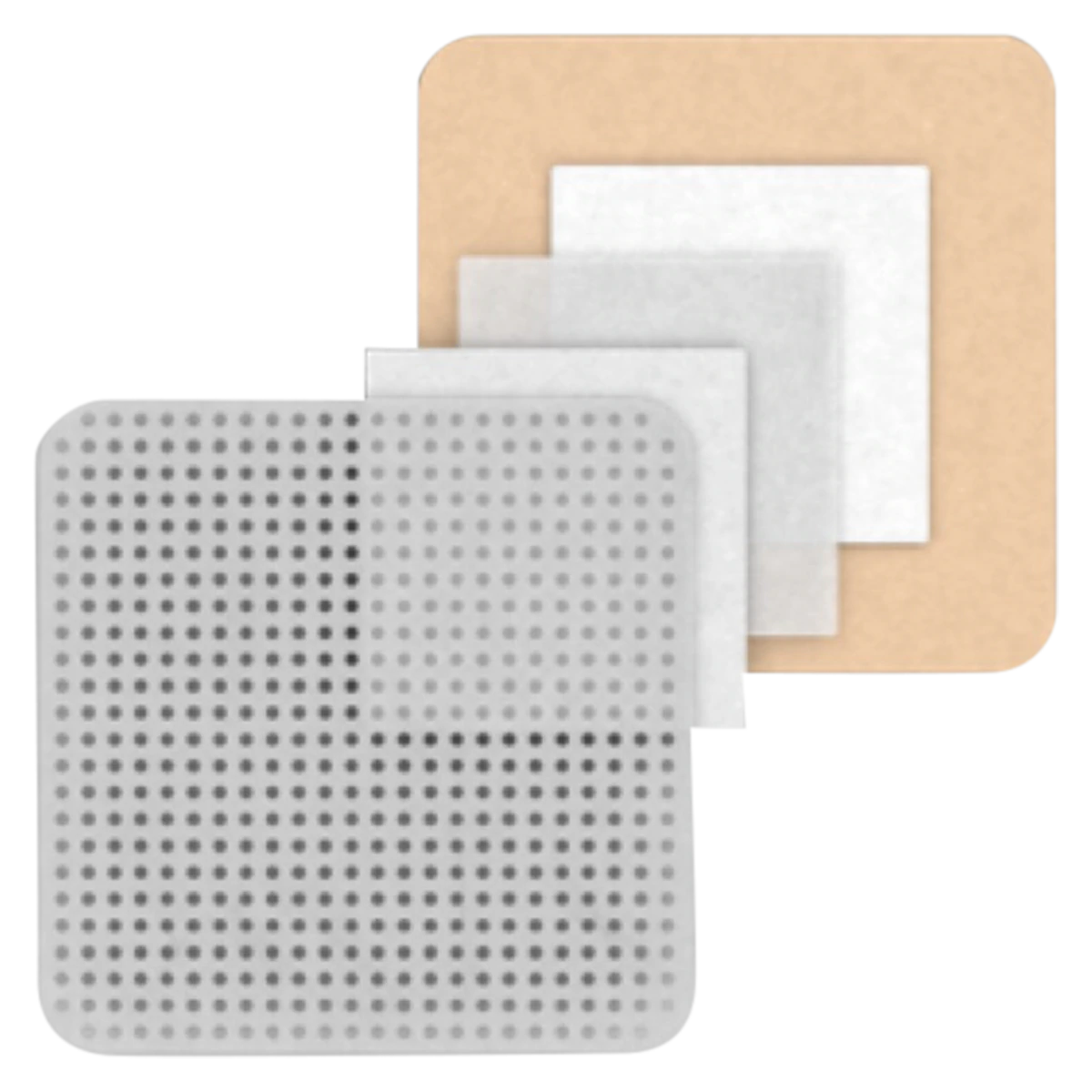 Aquacel Pro Silicone Foam Dressing, 4x4" Sterile Square, Adhesive