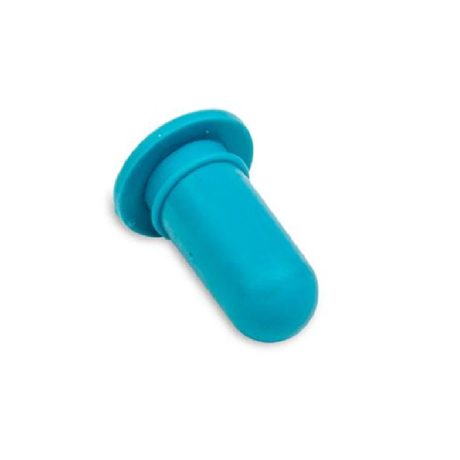 Heathrow Scientific Silicone Rubber Bulb Dropper, 1mL Capacity, Blue, 24/Pk