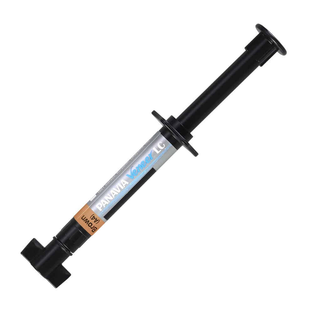 Panavia Veneer LC Light-Cure Resin Cement Paste, Brown A4, 2.6g (1.5mL) Syringe with 5 Applicator Tips, 4507KA