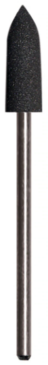 Dedeco Classic Rubber Polisher Midget, Black, Hard Grit, Shape 15, HP (3/32") Shank, 72/Box