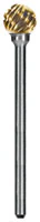 Dedeco Goldies Carbide Bur, HP, Regular Cut, No. 52-D, Round, 3/32" (2.35mm) Shank, 1/Pk, 8005