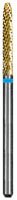 Dedeco Euro Goldies Carbide Bur, Regular Cross Cut, HP, #G295E/023, 2.3 mm Head, Titanium Nitride Coated