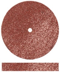 Dedeco Classic Rubber Polisher Wheel, Red, Hard, 7/8" x 1/8", 100/Box