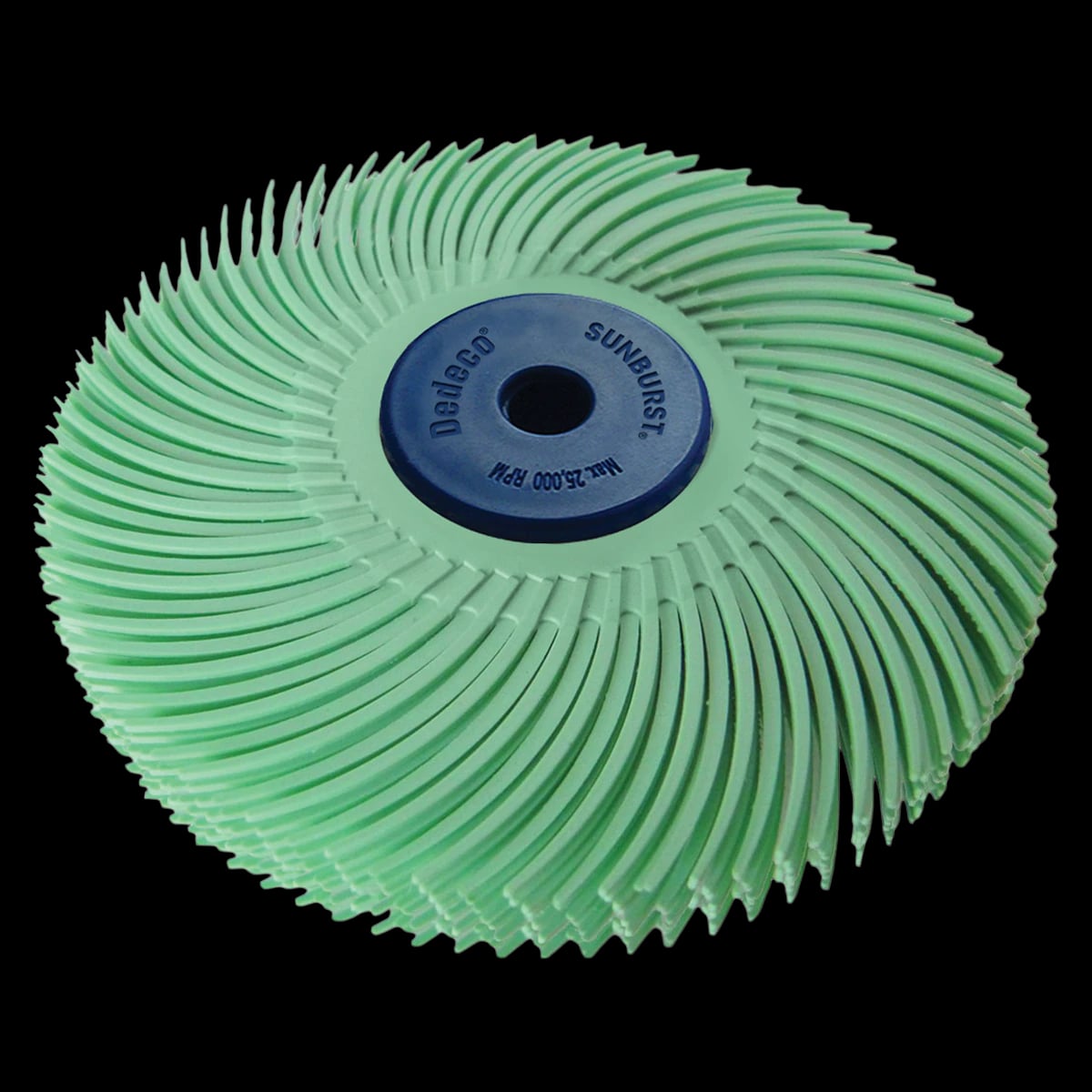 Dedeco Sunburst 6-Ply Disc, 1 Micron, 3 in, Light Green