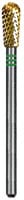 Dedeco Euro Goldies Carbide Bur, Coarse Straight Blade Crosscut, HP, Titanium Nitride Coated, 4.0 mm Diameter, G077GSQ/040