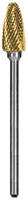 Dedeco Goldies Carbide Bur, HP, Fine Cut, #84-T/XF, 3/32" (2.35mm) Shank, 1/Pk, 8101