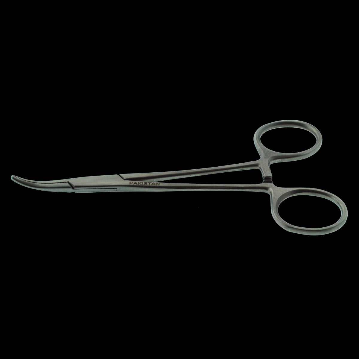 Halsted Hemostatic Forceps, Curved, 5", Stainless Steel, Sterile, 10/Box