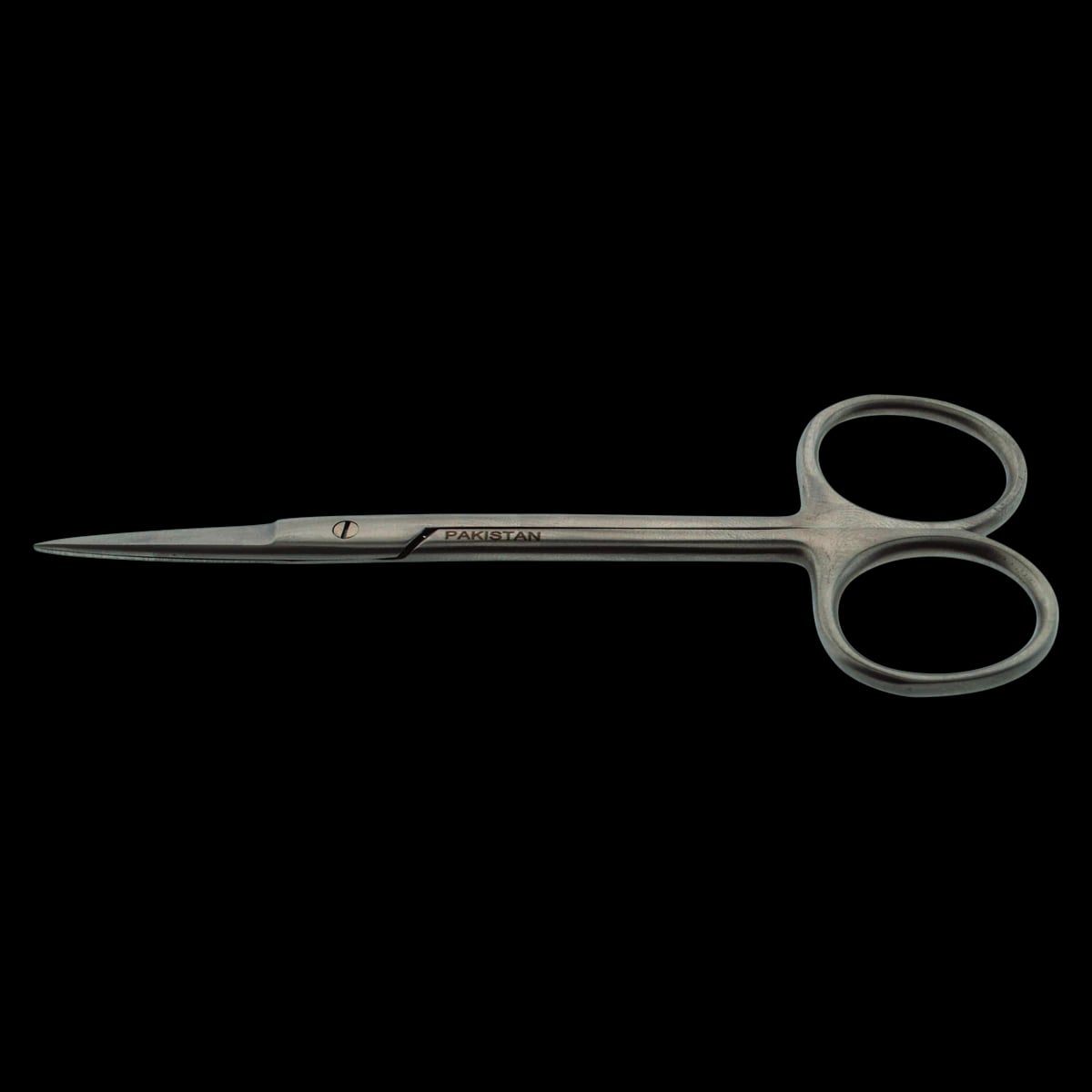 Iris Operating Scissor Straight, 4-1/2", Stainless Steel, Sterile, Disposable, 10/Box