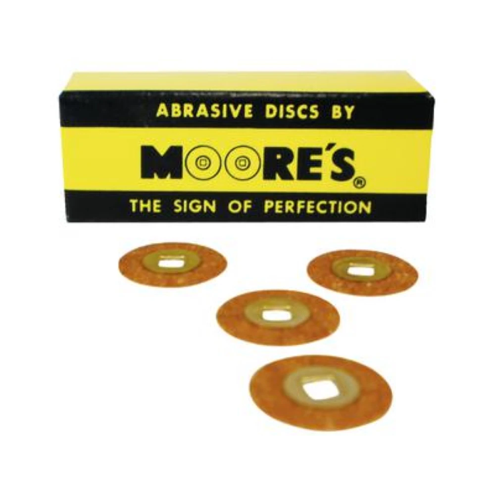 E.C. Moore Garnet Disc, 7/8" Brass Center/Paper, 200/Box