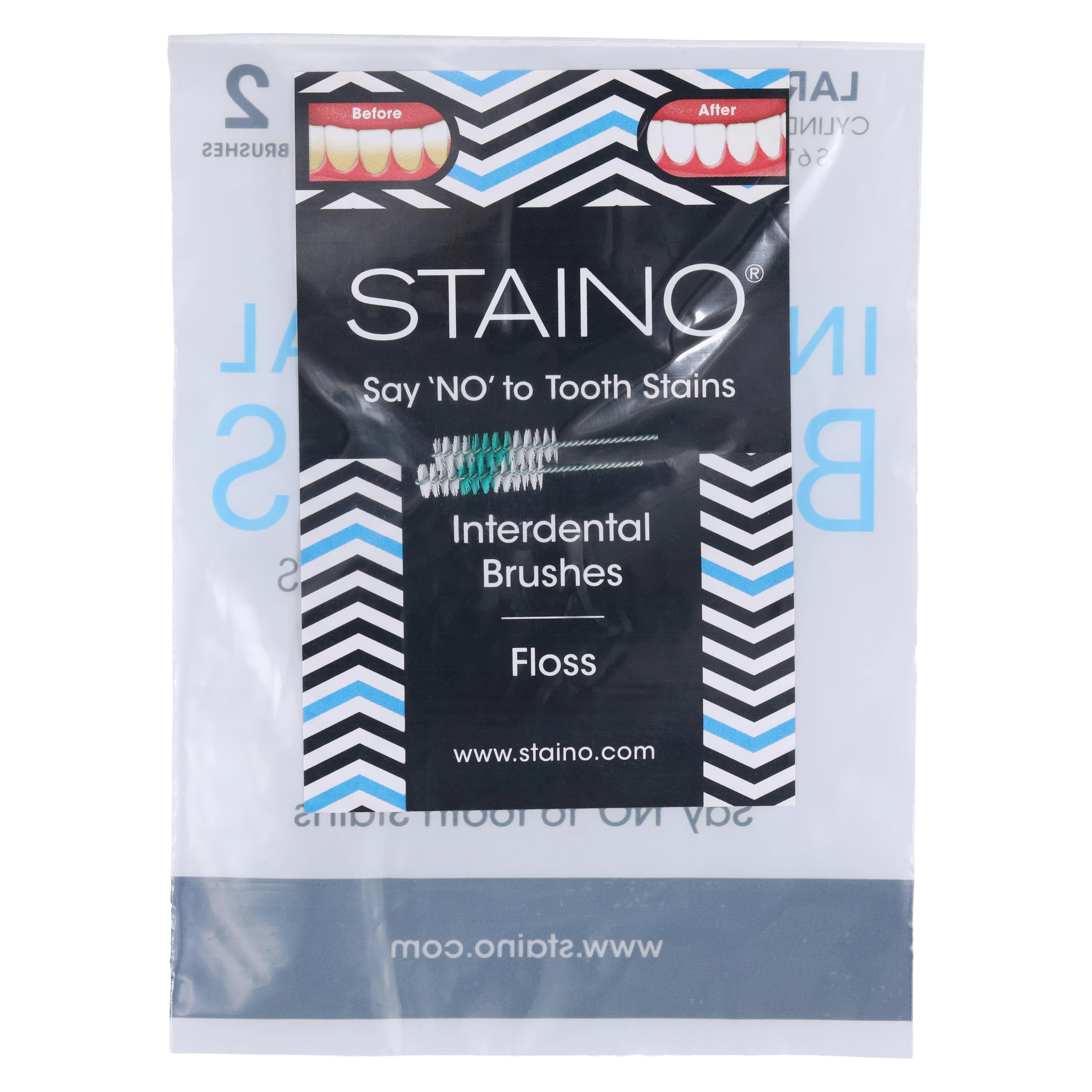 StaiNo Interdental Brush Refill, Cylindrical, 72/Box, S612P