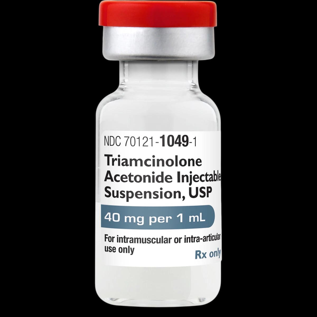 Triamcinolone Acetonide Injection 40mg/mL SDV 1mL Each, Amneal