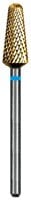 Dedeco Euro Goldies Carbide Bur, Regular Cross Cut, HP, Titanium Nitride Coated, 6.0 mm Diameter, G079E/060
