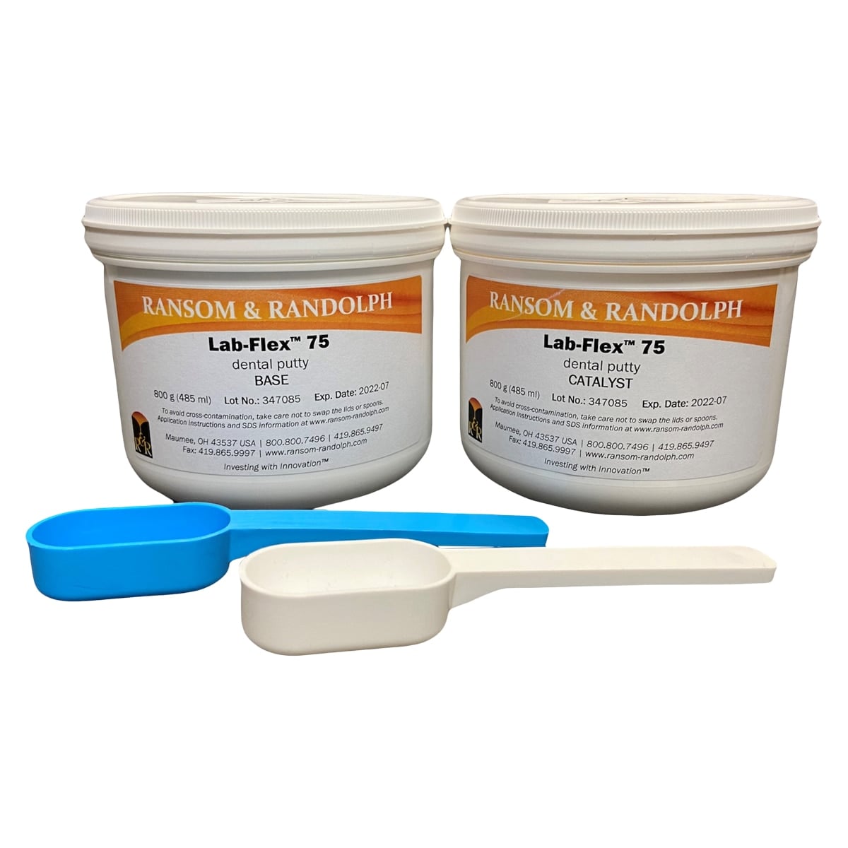 Lab-Flex 75 Silicone Catalyst Dental Putty Kit, Blue, 01KT0J09F7A6ZA4Z6QWC8VVW5H