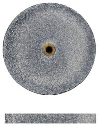 Dedeco Koolies Black Shape-6 Grinding Wheels, Coarse Silicon Carbide, 7/8" x 3/32", 50/Box
