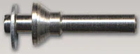 Dedeco Jacobs Stone Chuck Mandrel, Nickel-Plated, 1/4" Shank, 1/Pk, 5121