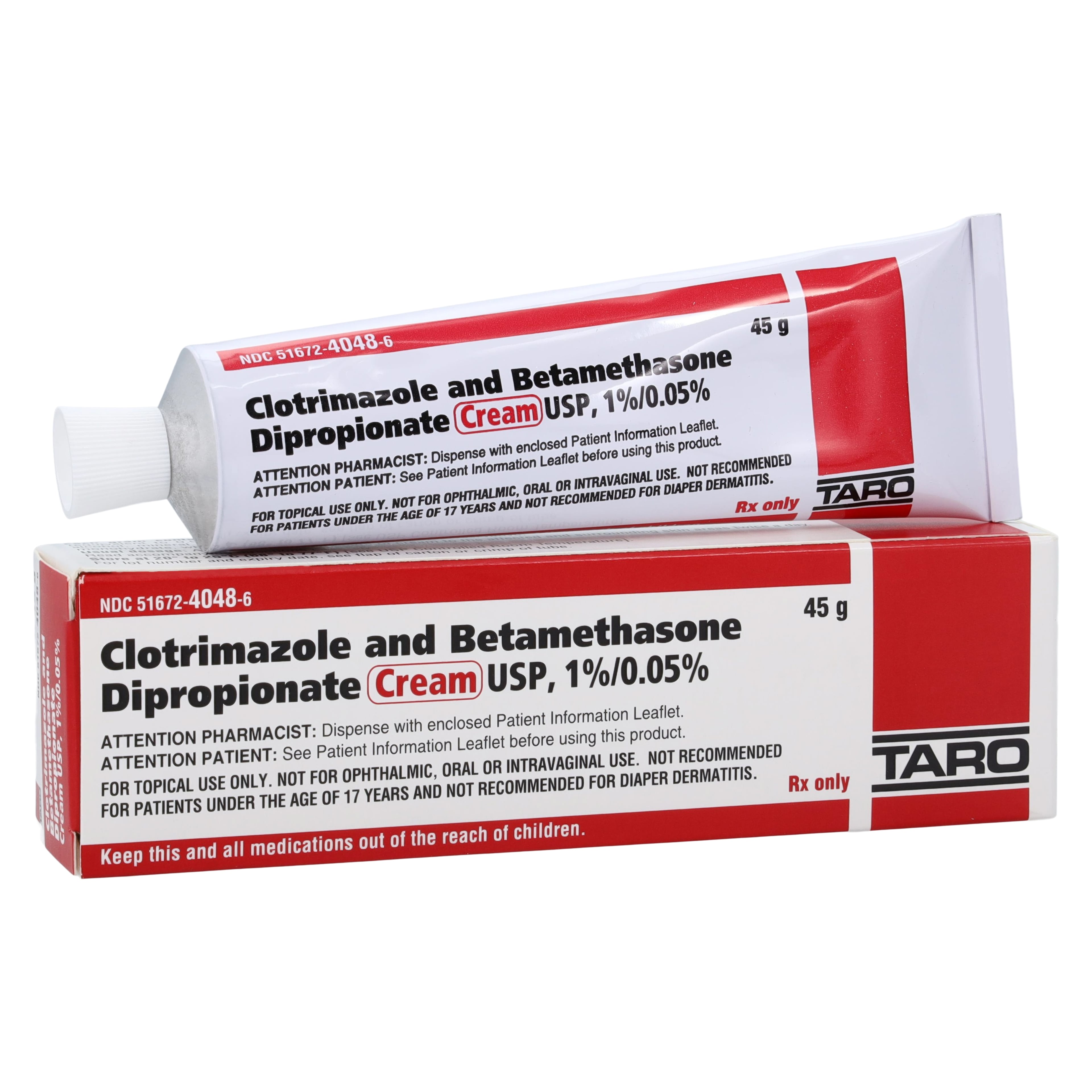 Clotrimazole/Betamethasone Dipropionate Topical Cream 1%/0.05%, 45g Tube
