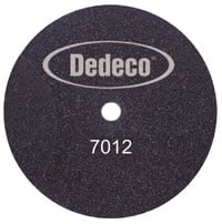 Dedeco Model Trimmer Wheel, 12" Diameter, Coarse 36 Grit, Fiberglass-Reinforced, 1/Pk, #7012