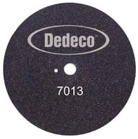 Dedeco Foster-Type Model Trimmer Wheel, 12" x 1/4", Coarse (36 Grit), 1/Pk, #7013