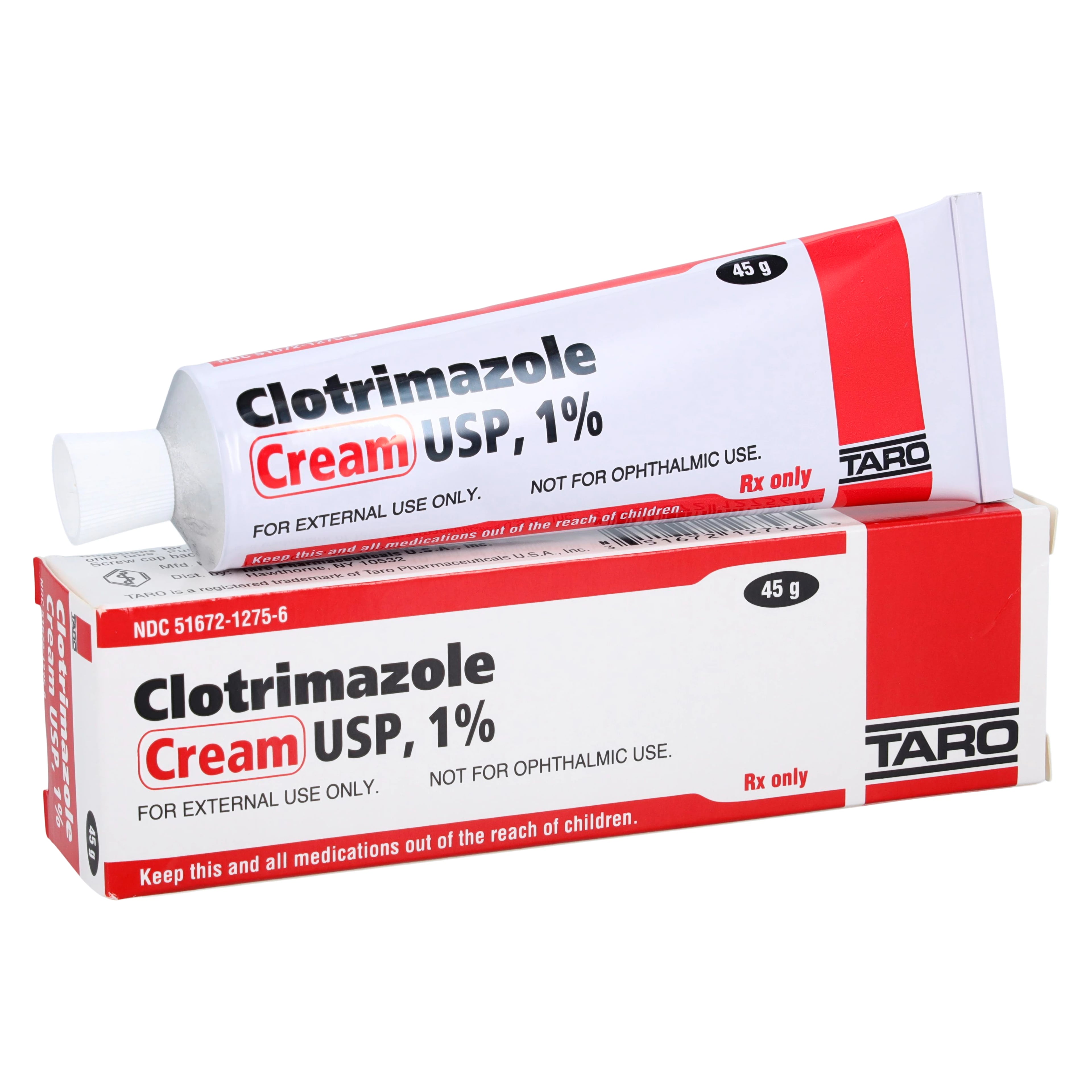 Clotrimazole Topical Cream 1%, 45 g Tube (Rx)