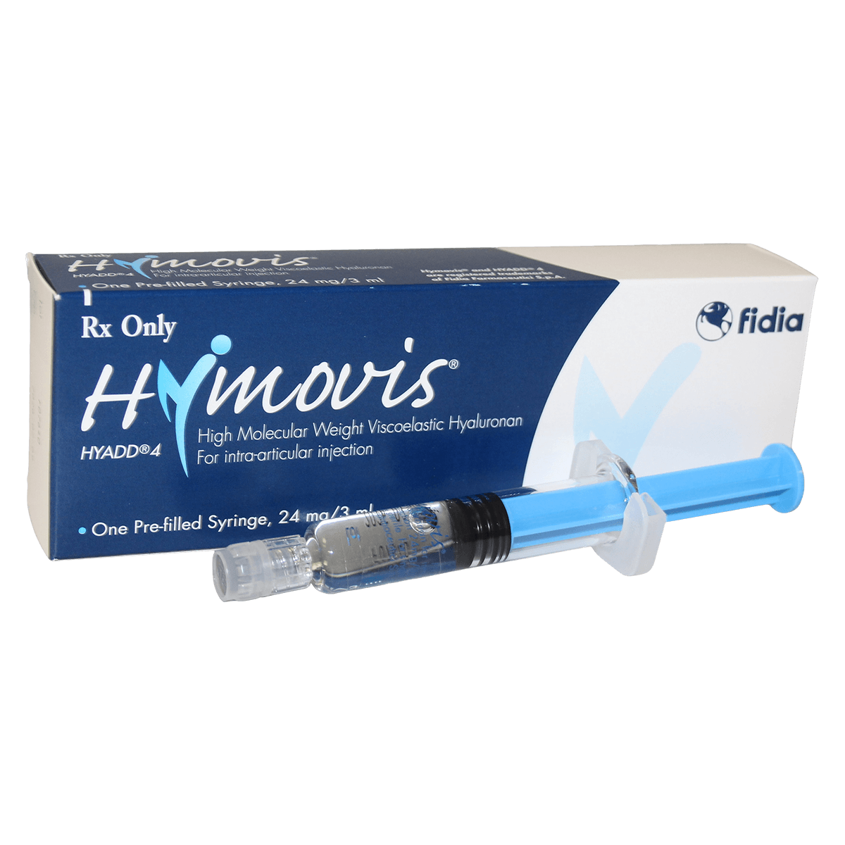 Hymovis Injection 8mg/mL Prefilled Syringe 3mL Each, 01KT0J074J3QQREB18BGHB3QY0