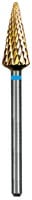 Dedeco Euro Goldies Carbide Bur, Regular Cross Cut, HP, Titanium Nitride Coated, 6.0 mm, G257RE/060