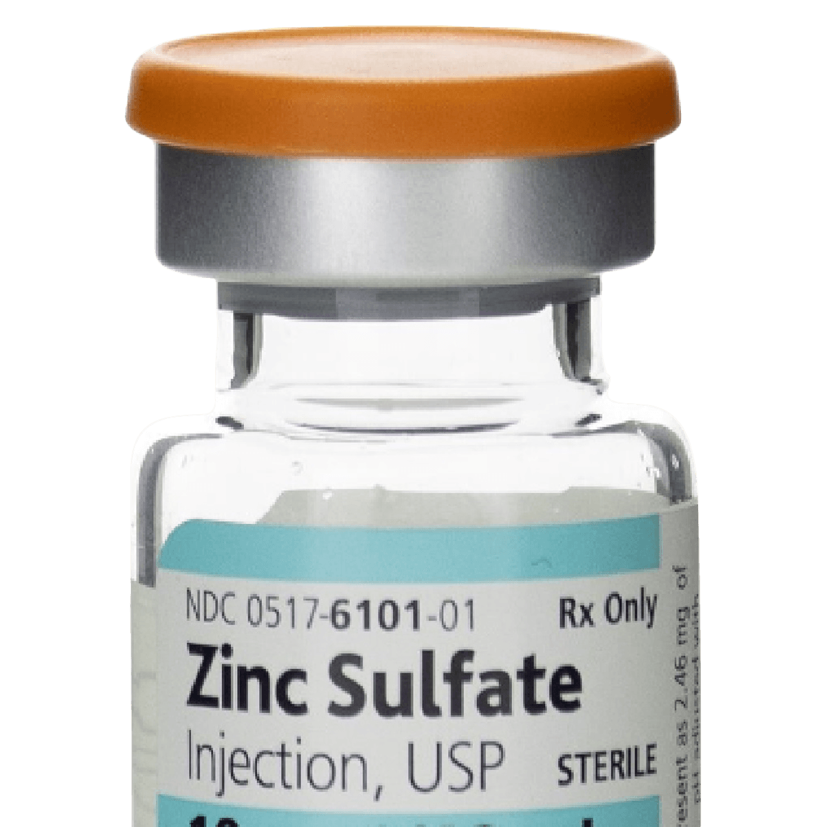 Zinc Sulfate Injection 1mg/mL Preservative Free SDV 10mL 25/Package, 01KT0J07PER7EYF16DMQKKCKZD