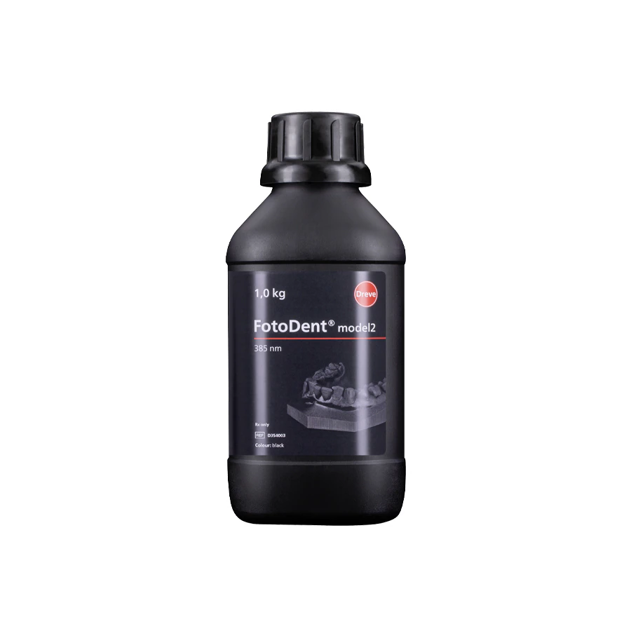Dreve FotoDent® model2 Black 385nm 3D Printing Resin, 1.0 kg Bottle