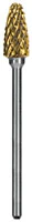 Dedeco Goldies Carbide Bur, HP, Cross Cut, Coarse Cut, #84-T/XC, 3/32" (2.35mm) Shank, 1/Pk, 8201