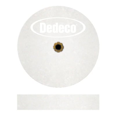 Dedeco Koolies White #1 Grinding Wheels, Fine Aluminum Oxide, 1" x 3/16", 50/Box