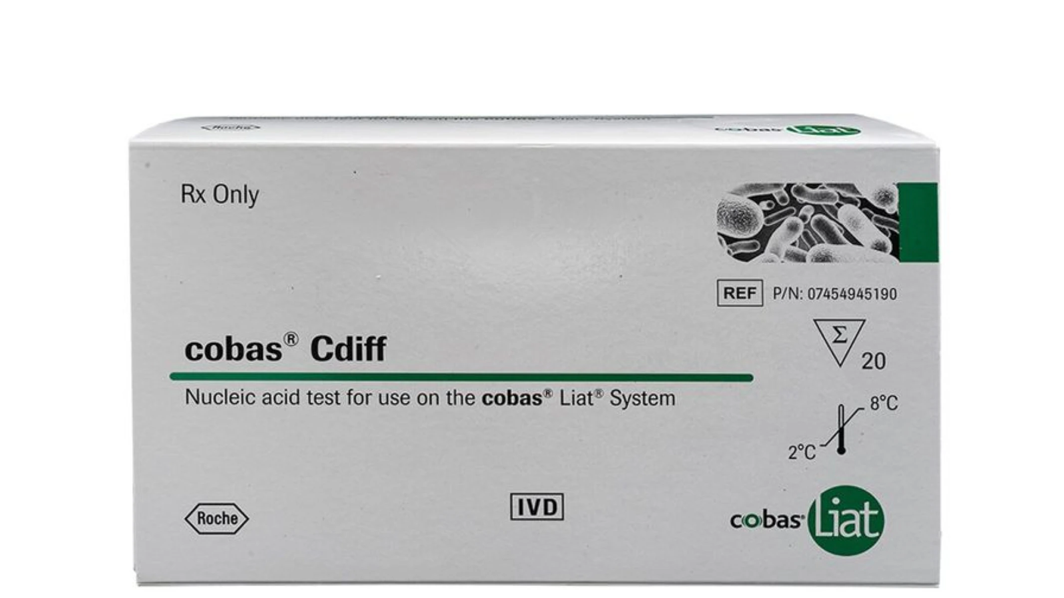 Cobas C diff Assay Kit, Moderately Complex, 20 Tests/Kit