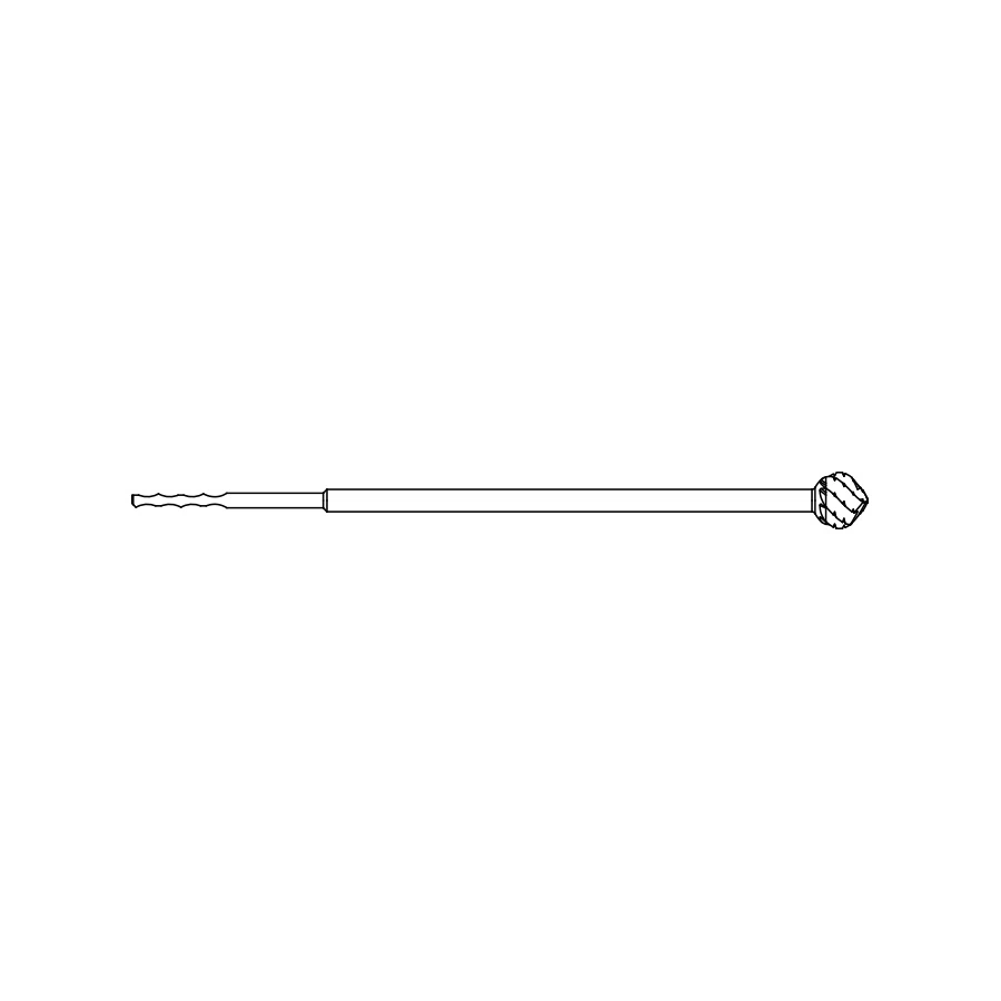 Brasseler USA 6.0 mm Cross Cut Round Bur