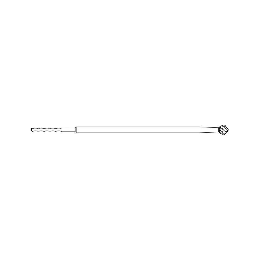 Brasseler USA 4.0 mm Cross Cut Round Bur